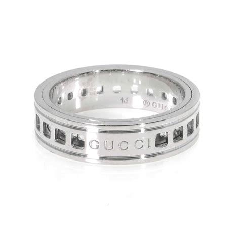 gucci rings gold|Gucci 18k white gold ring.